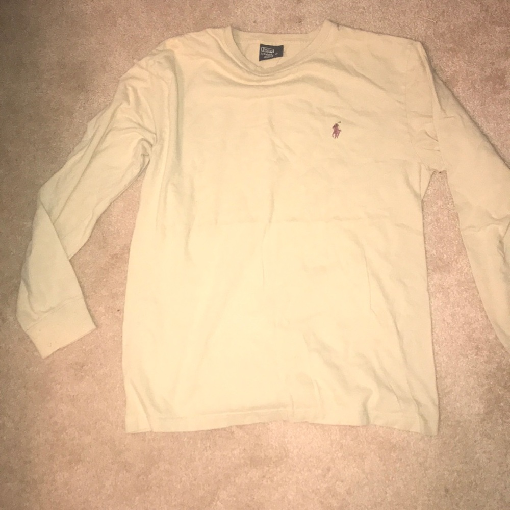 Tan long sleeve top